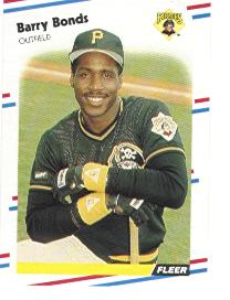 1988 Fleer Baseball Cards      322     Barry Bonds